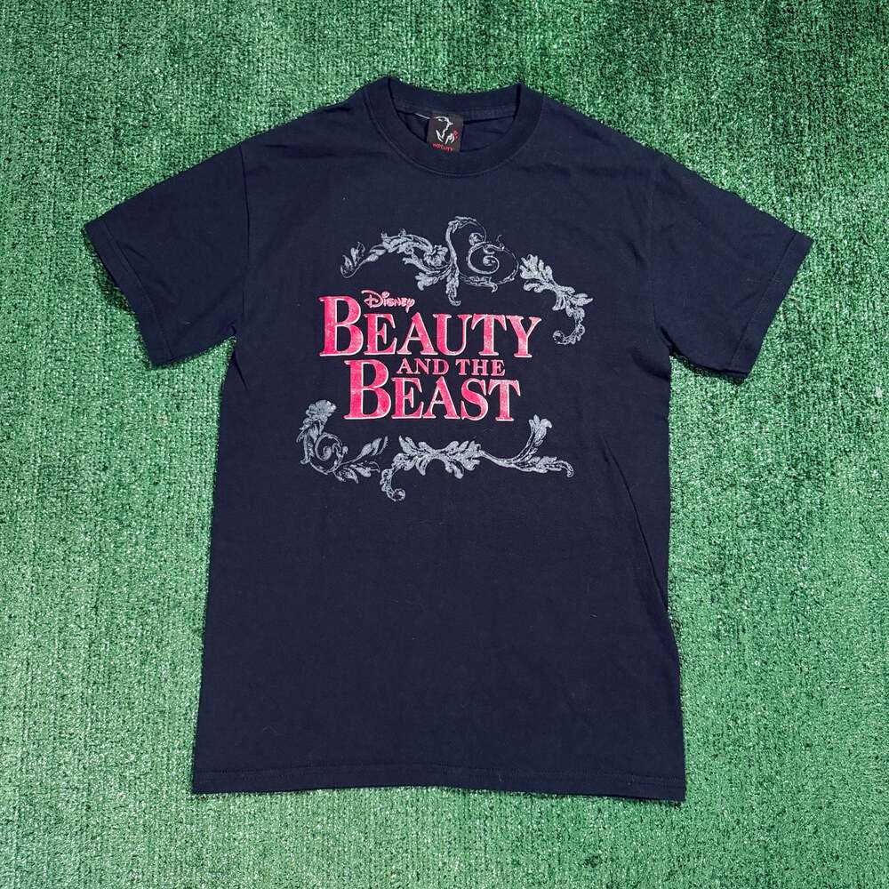 Disney Beauty and the Beast The Smash Hit Broadway Musical Graphic T-Shirt Small